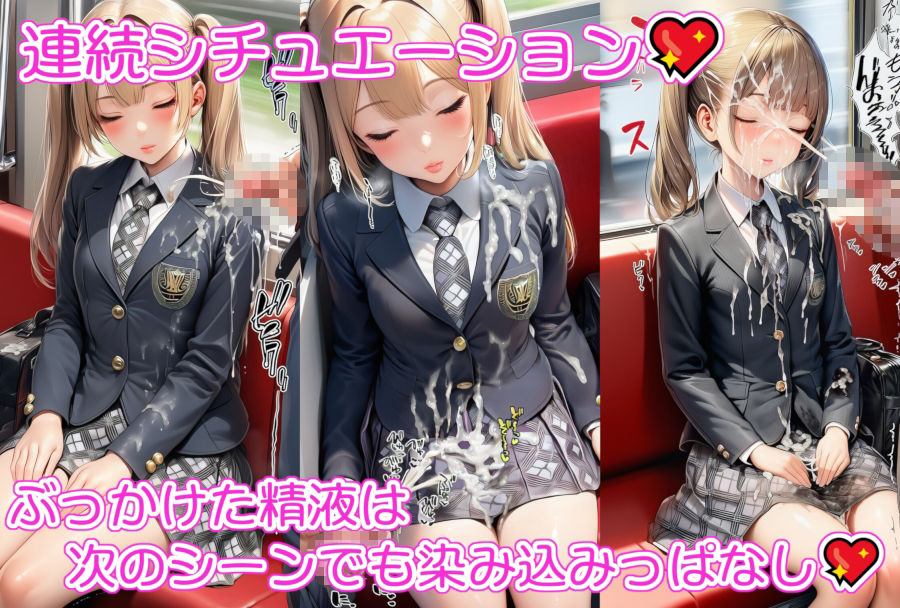 すやすやJK 制服ぶっかけ・顔面射精 サンプル画像2