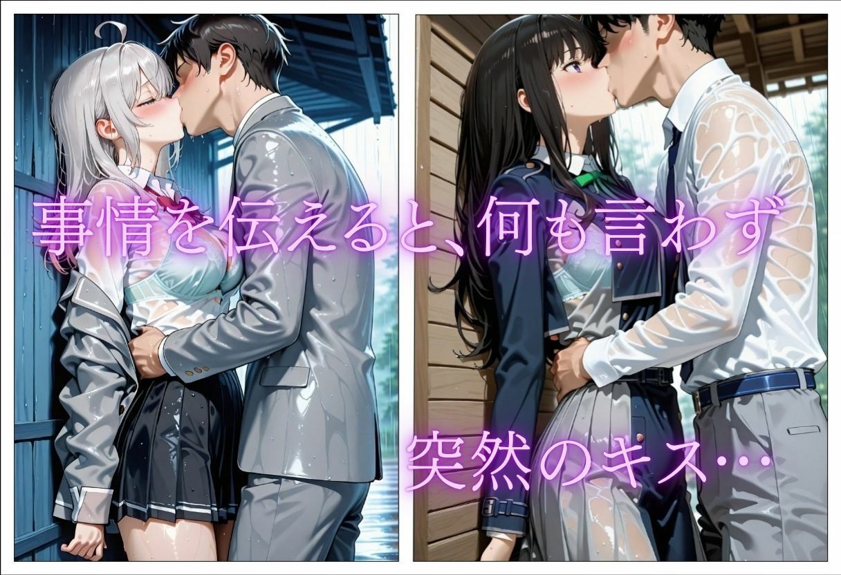 ずぶ濡れ家出少女  メス堕ち サンプル画像3