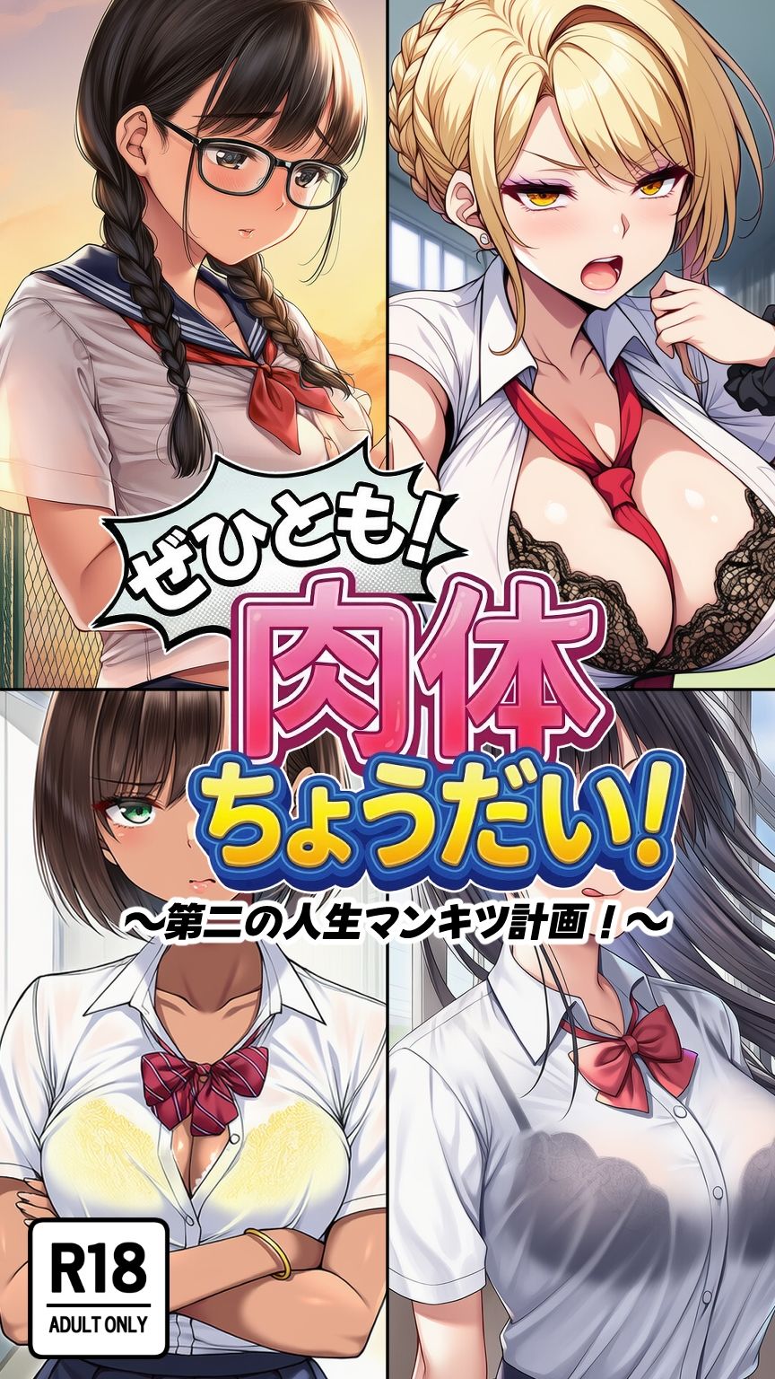 ぜひとも！肉体ちょうだい〜第二の人生マンキツ計画！〜 サンプル画像4