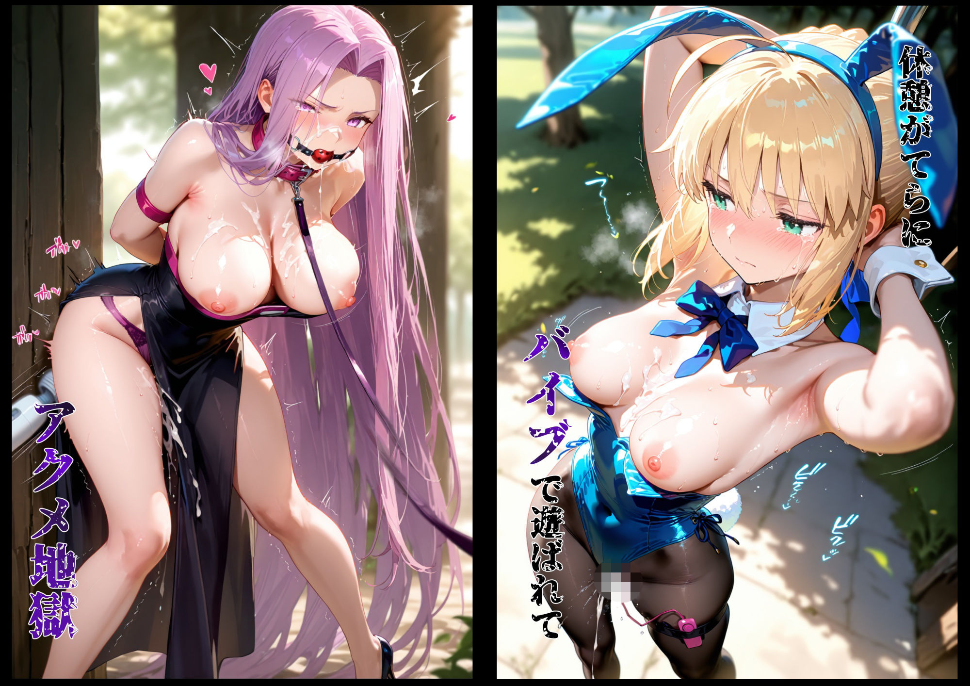 その女たち、蹂躙許可証発行済み -街の男たちに好き放題使われるヒロインCG集- セ●バー＆ラ●ダー編 サンプル画像7