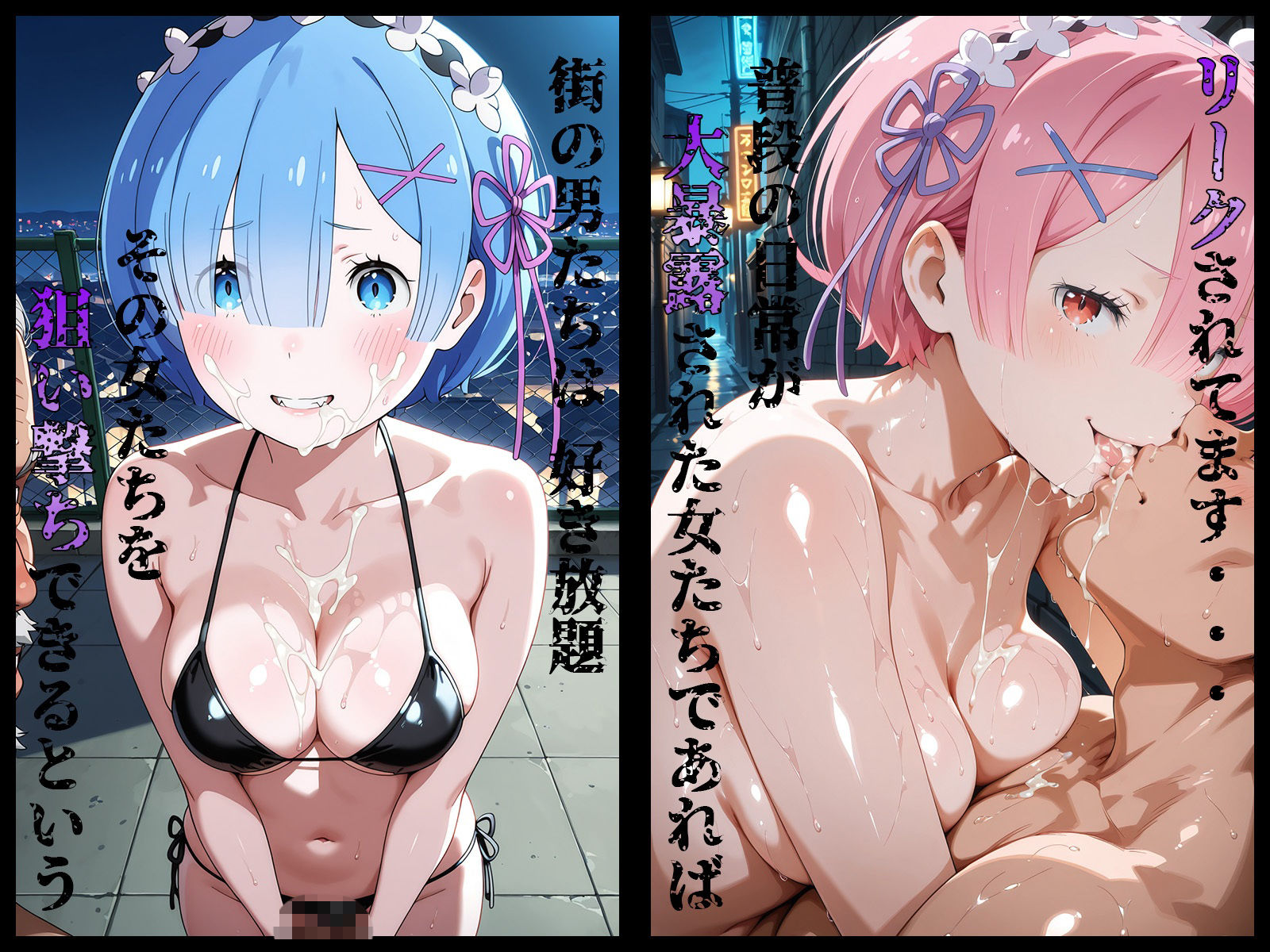その女たちリークされてます〜レ○＆ラ○編〜 サンプル画像1