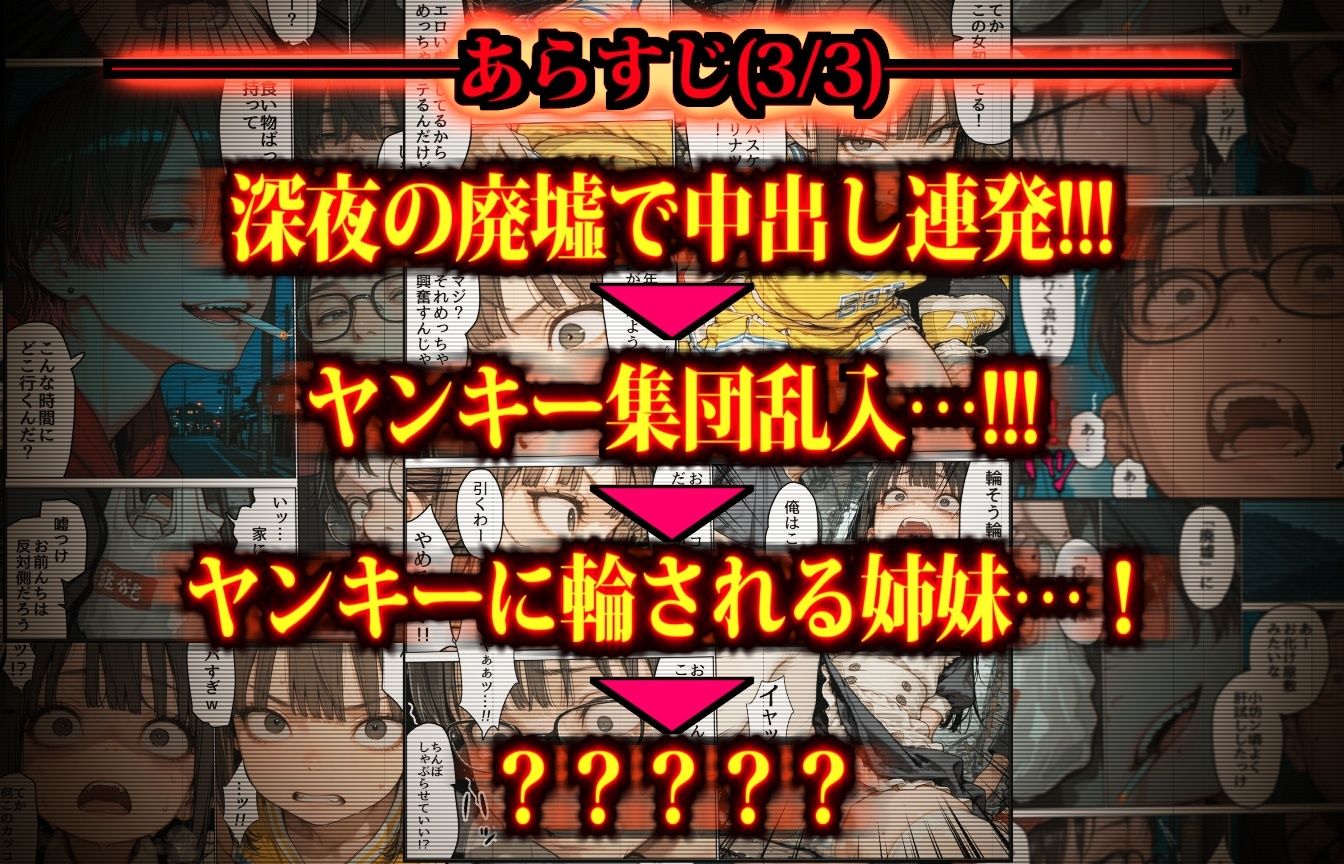 それでも強気なお姉ちゃん〜監禁した姉妹に変態コスプレさせまくる負け犬兄弟とヤンキー集団〜 サンプル画像4