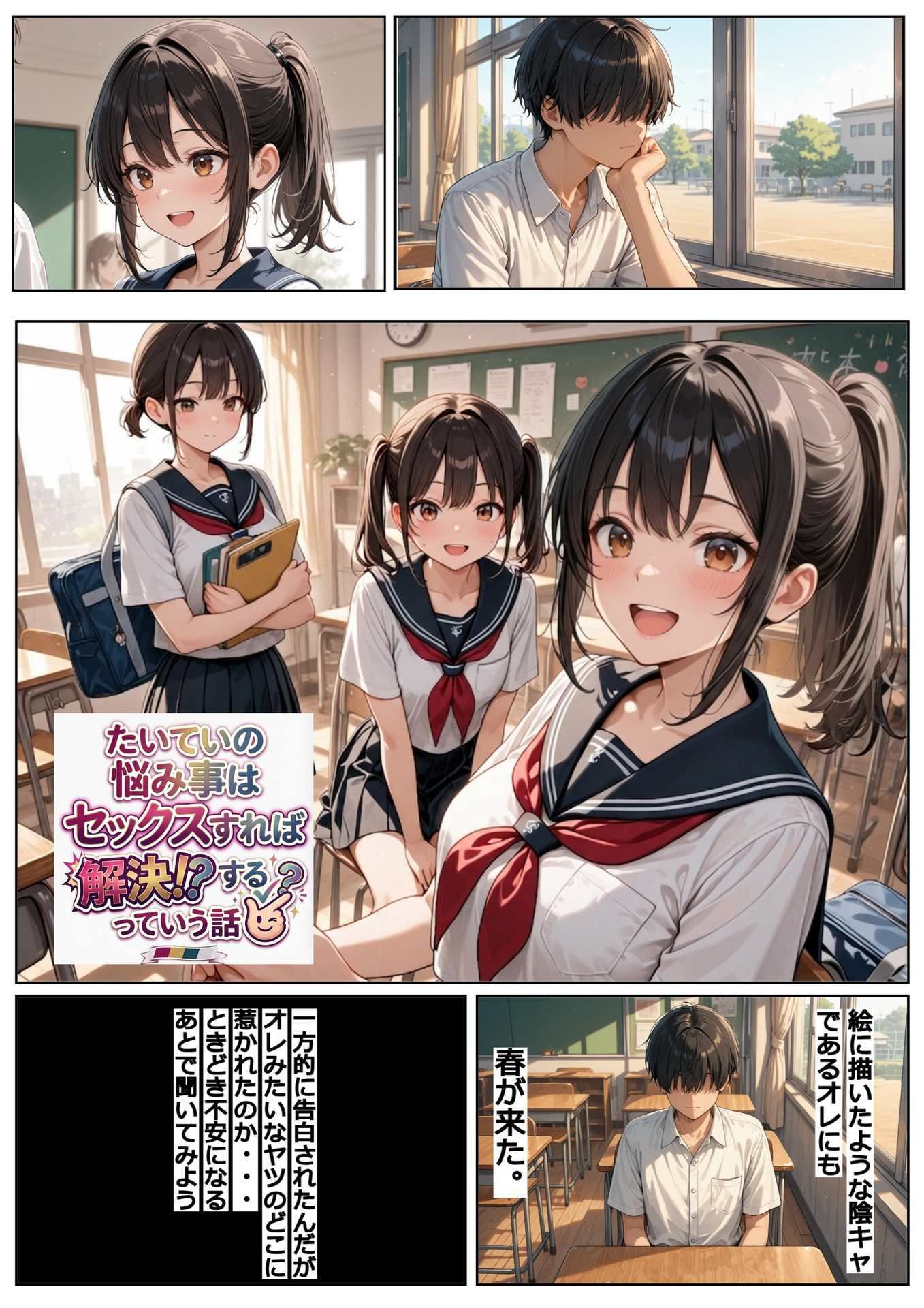 たいていの悩み事はセックスすれば解決！？するっていう話 サンプル画像1