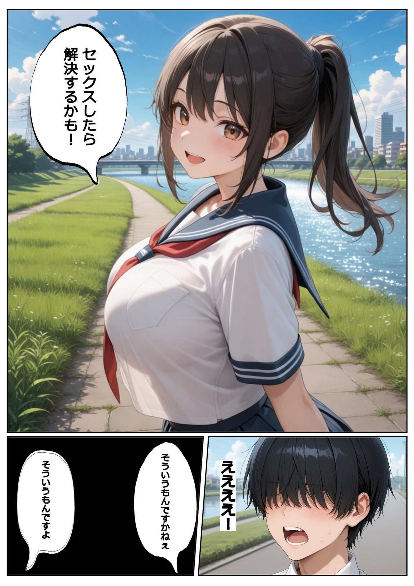 たいていの悩み事はセックスすれば解決！？するっていう話 サンプル画像2