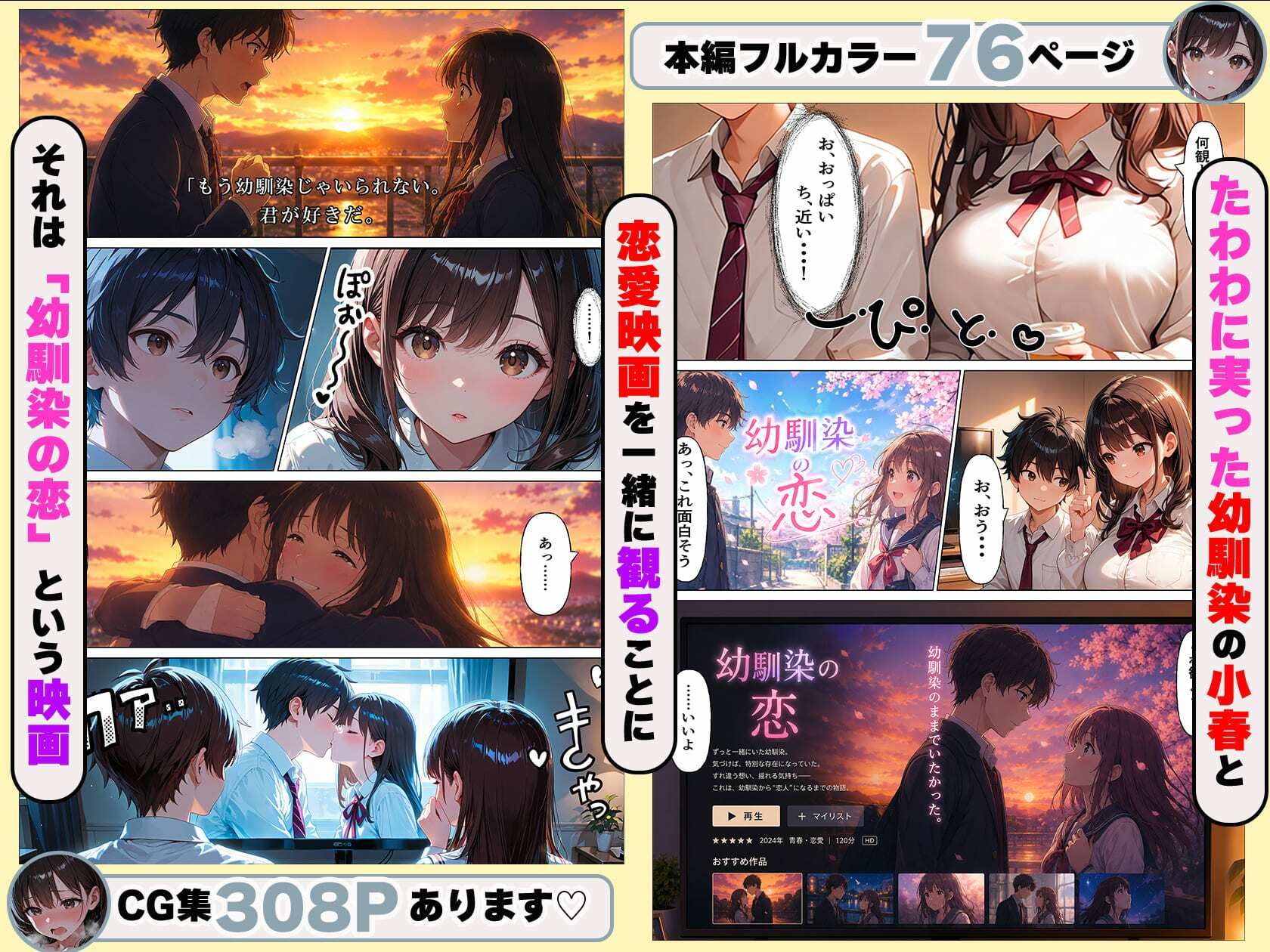 たわわに実った幼馴染は今日も僕の部屋へ入り浸るー初めてのセックスー サンプル画像4