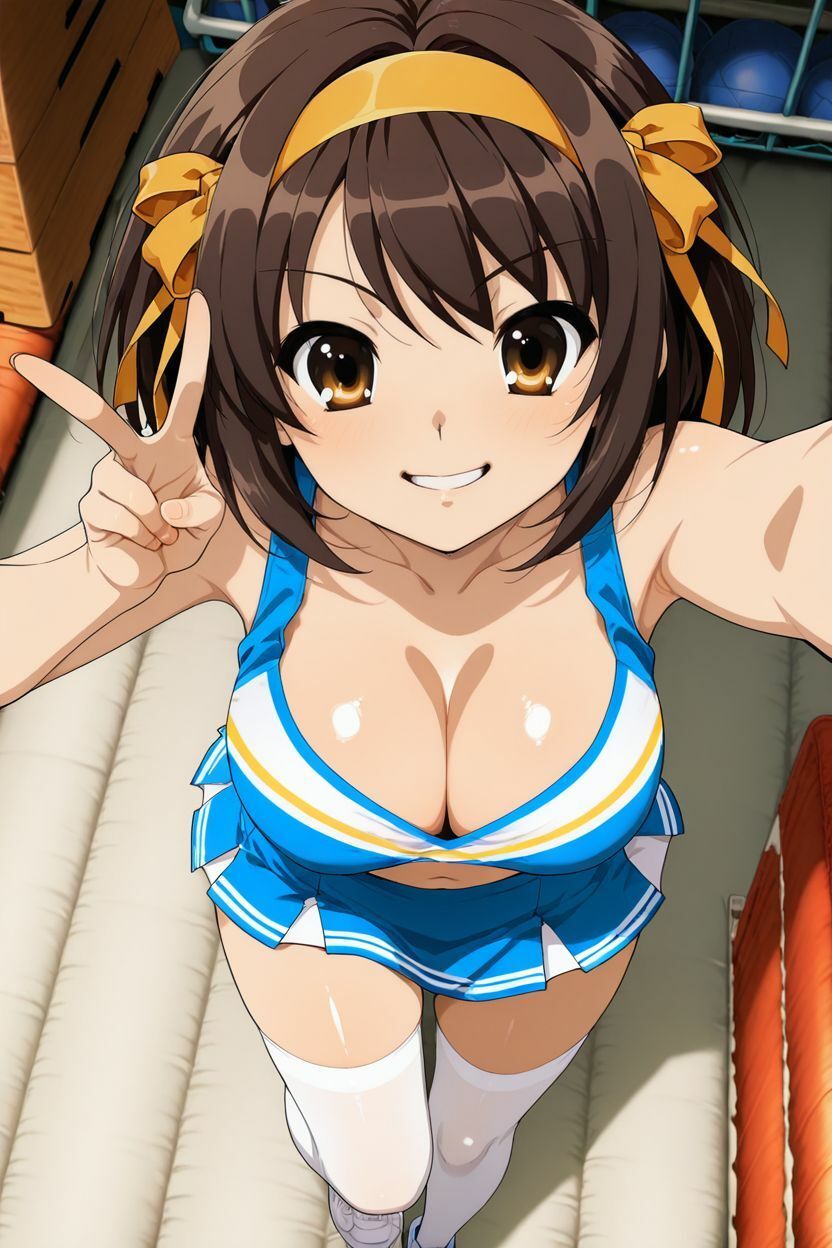ち〇ぽに勝てなかった女たち〜涼〇ハ〇ヒ、チアコス中出し地獄編 サンプル画像1