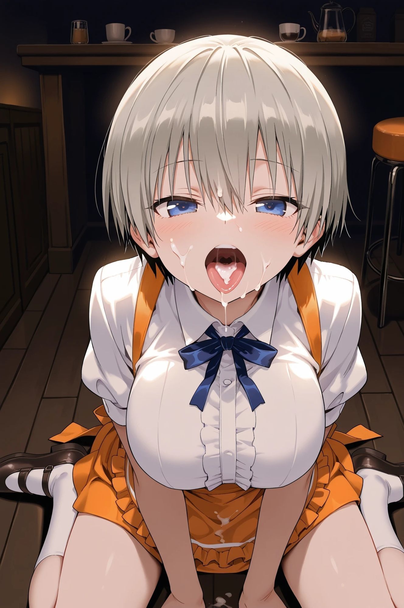 とあるカフェの新人研修記録（はな 20才）〜ボーイッシュで生意気な後輩をわからせ〜 サンプル画像3