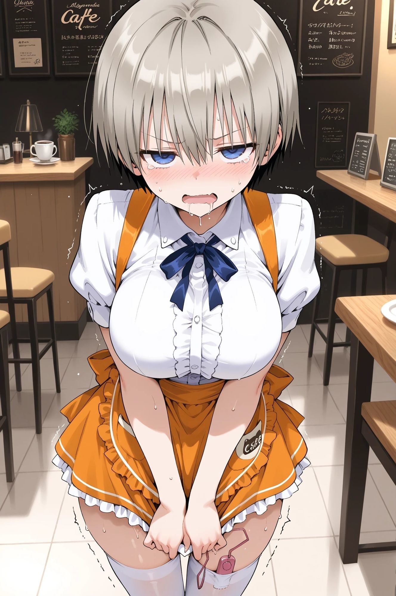 とあるカフェの新人研修記録（はな 20才）〜ボーイッシュで生意気な後輩をわからせ〜 サンプル画像9