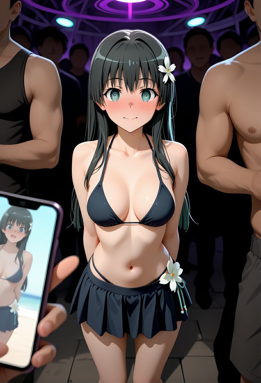 とあるビーチの催〇SEX 2 〜ほてるカラダに素直な佐〇涙子〜 サンプル画像3