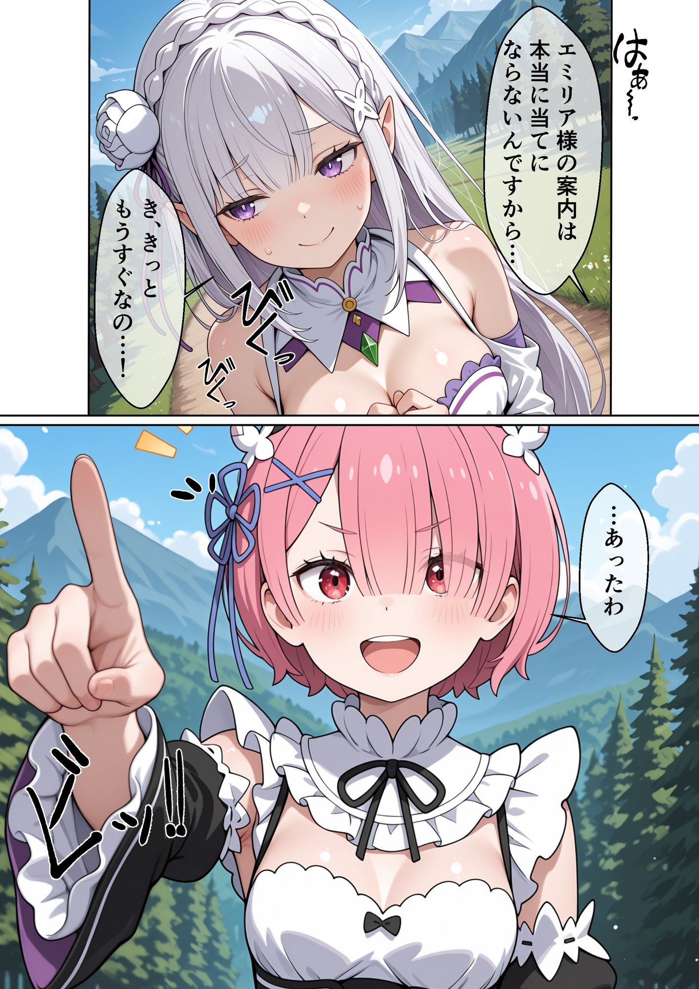 とある旅館の性交生活 催◯温泉旅【Re:ゼロから始める異世界◯活編】 サンプル画像3