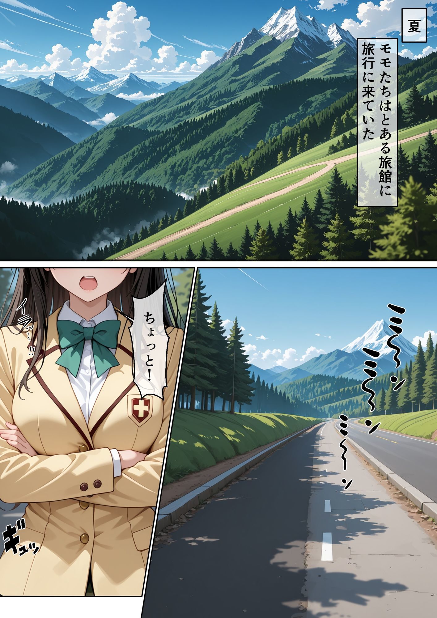 とある旅館の性交生活 催◯温泉旅館【ToL◯VEる編】 サンプル画像1