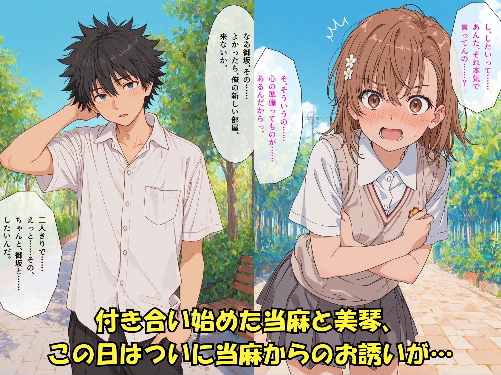 とある美琴の放課後 サンプル画像1