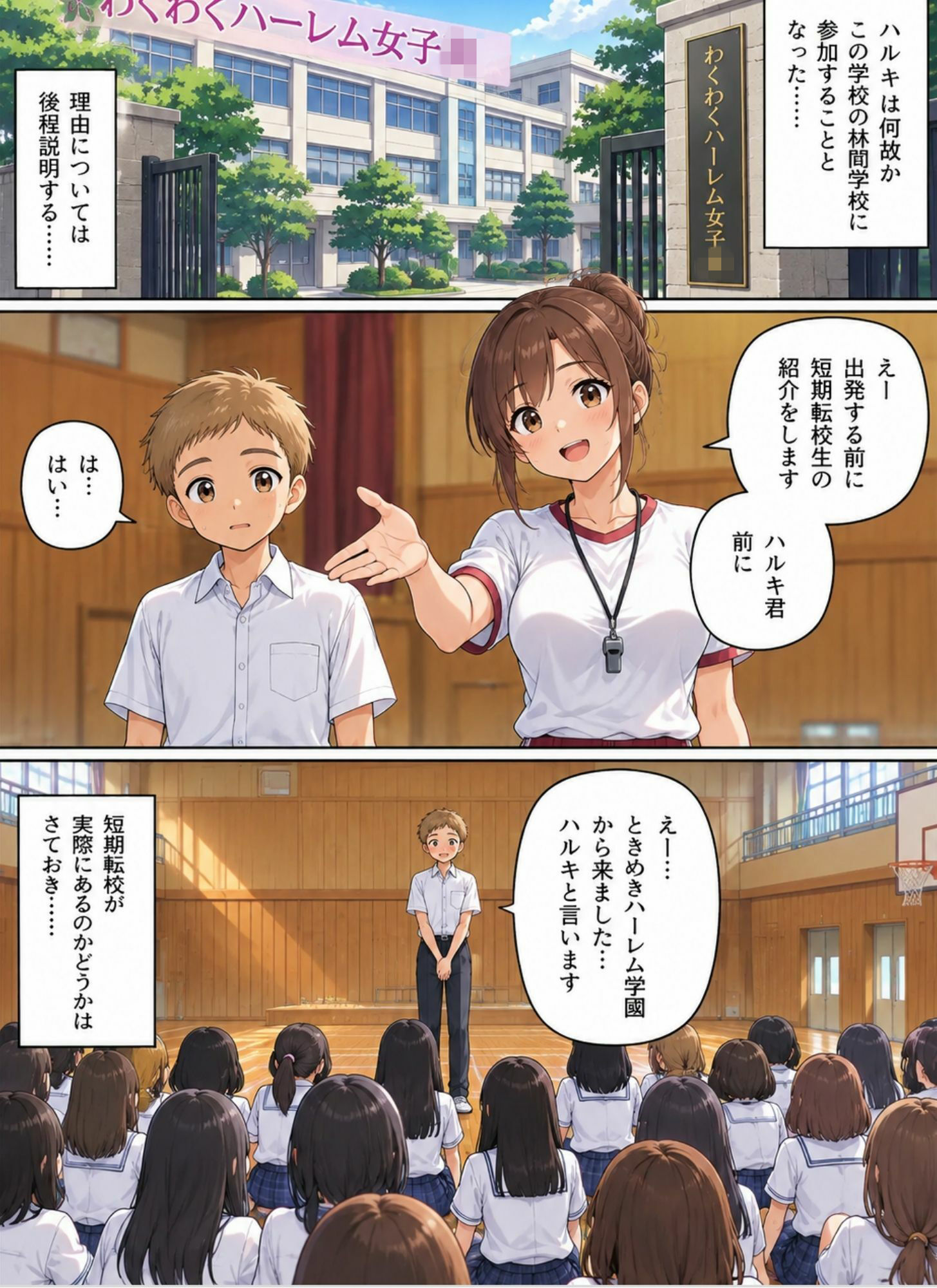 ときめきハーレム学園へようこそ17 サンプル画像1