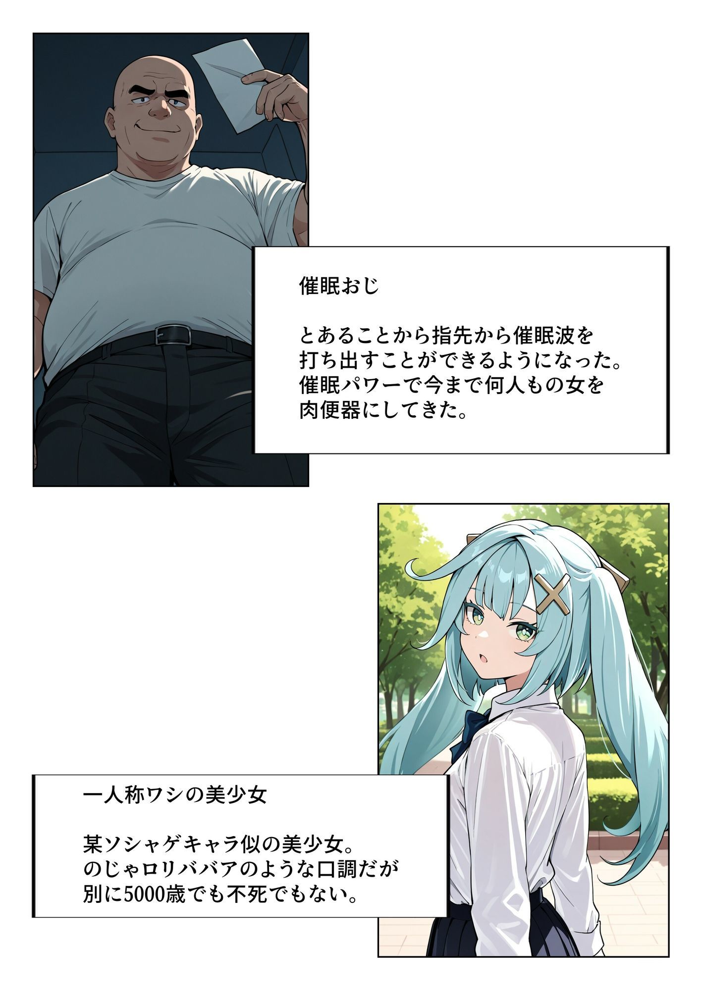 どこかで見た一人称ワシの美少女を催●の異能で犯し尽くす サンプル画像1