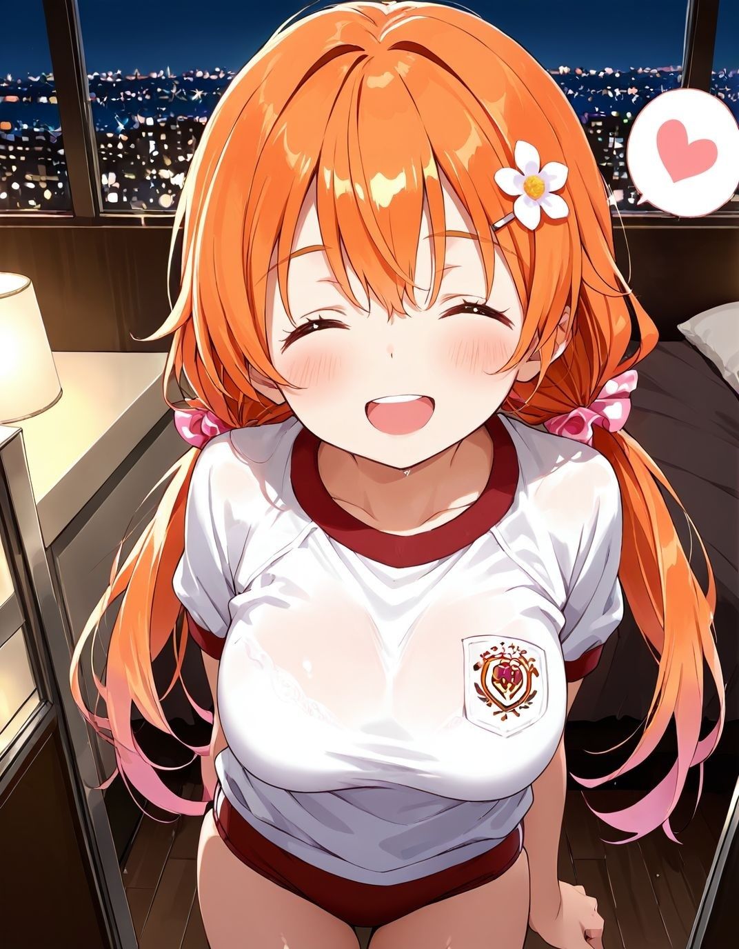 どこでもセックスするのが当たり前になっちゃった世界 赤ブルマ編 サンプル画像1