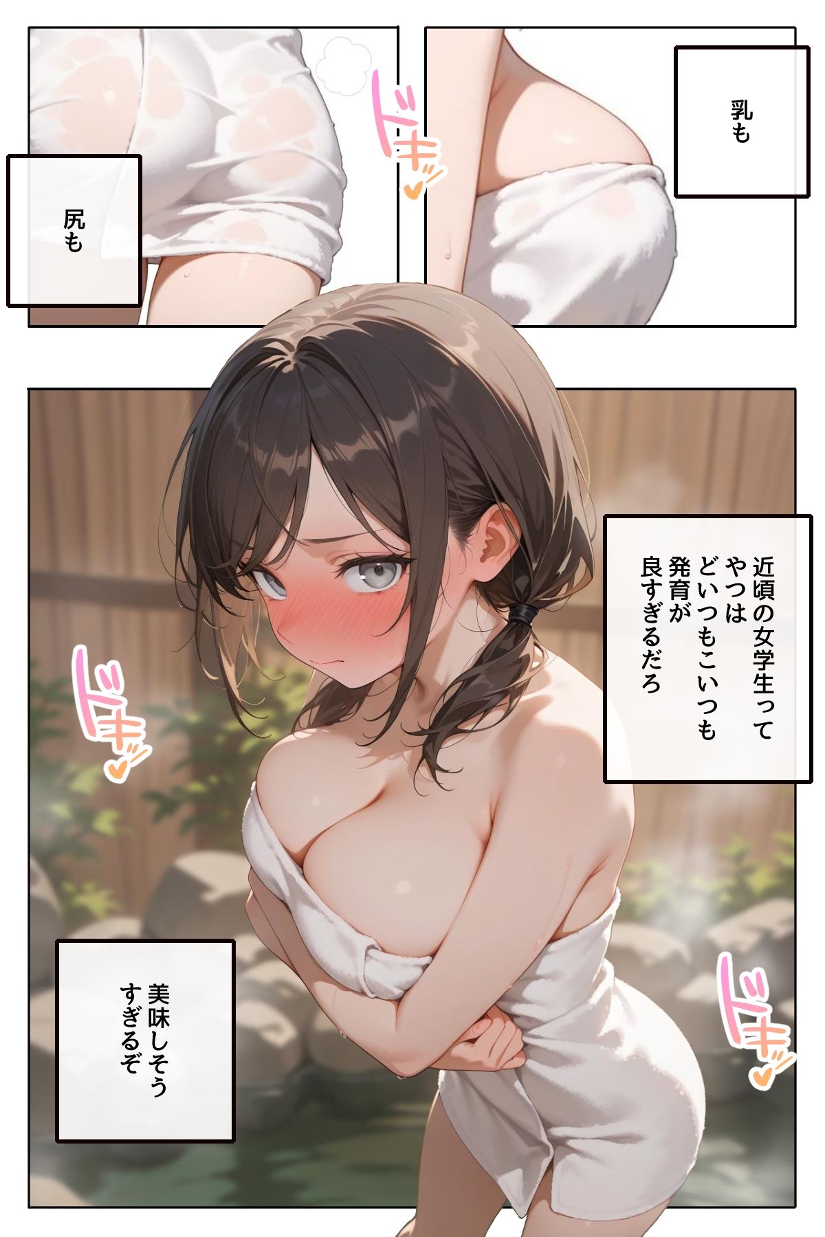 どこの女子校にもありふれた普通の性指導  〜温泉学園〜  1 サンプル画像1