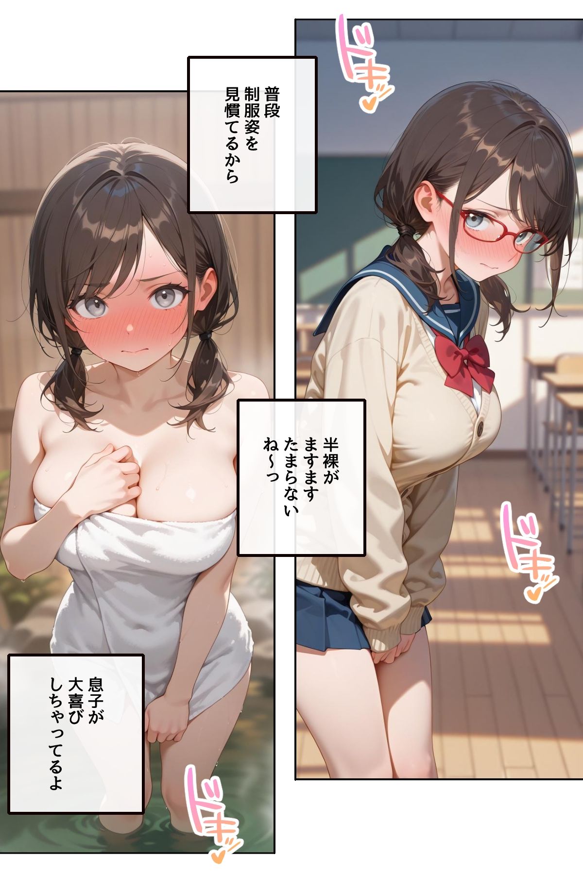 どこの女子校にもありふれた普通の性指導  〜温泉学園〜  1 サンプル画像2