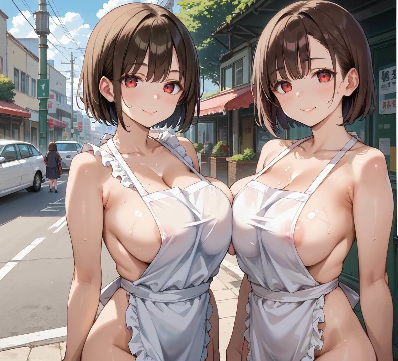 どエロ裸エプロン美女に、我慢できない ★★430枚★★ サンプル画像3