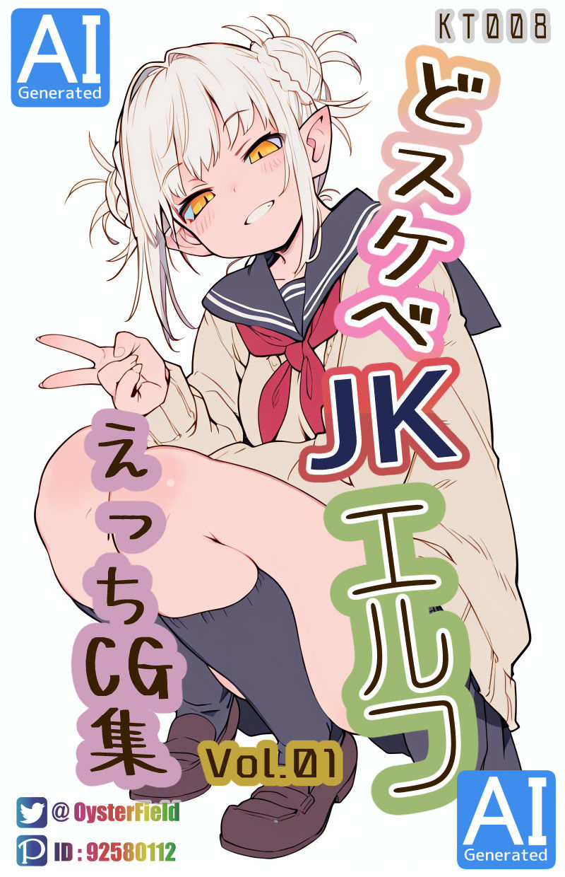どスケベJKエルフえっちCG集 Vol.1 サンプル画像1