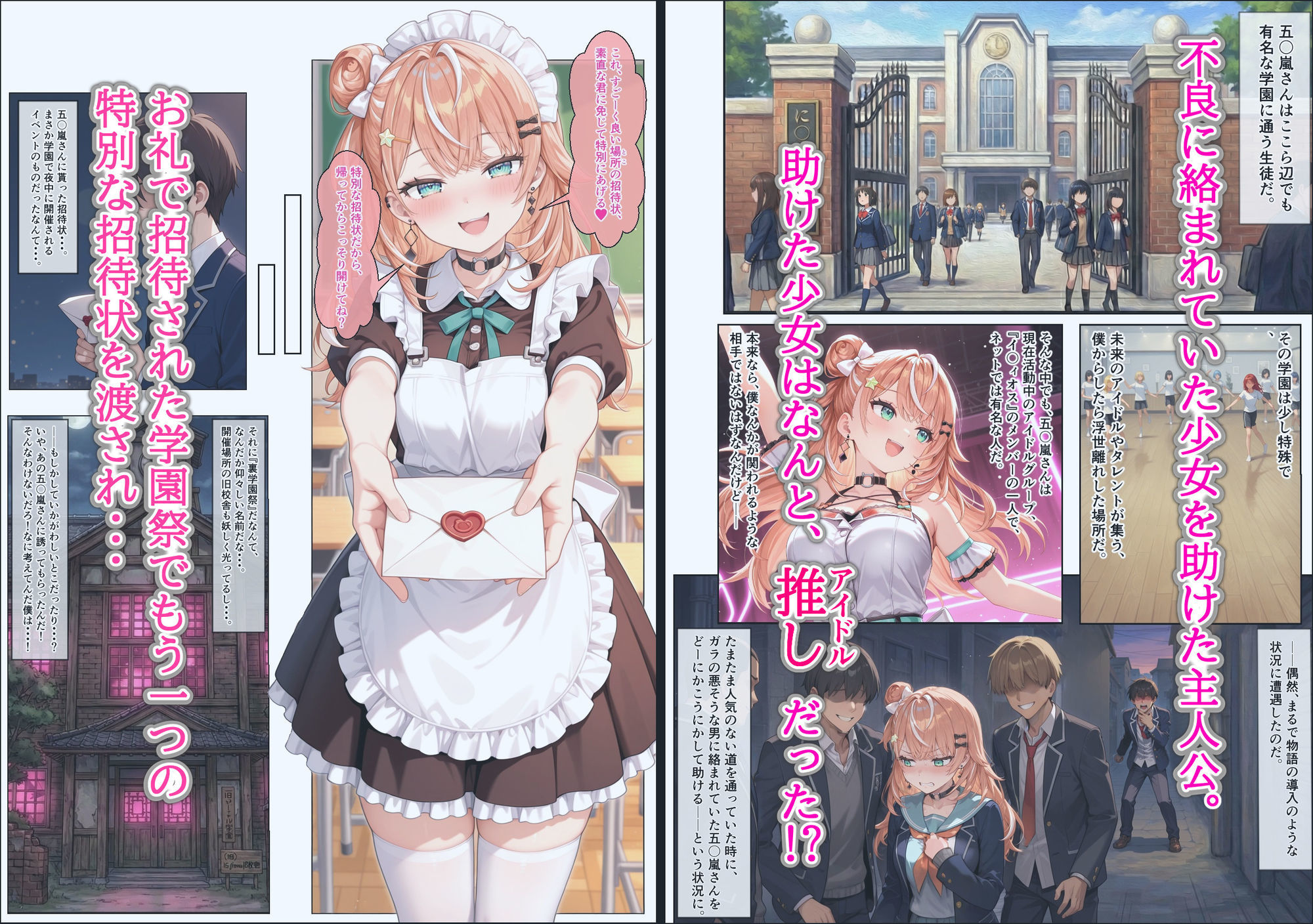 に〇さんじ学園祭 裏バニー喫茶へようこそ！ 前編 サンプル画像1