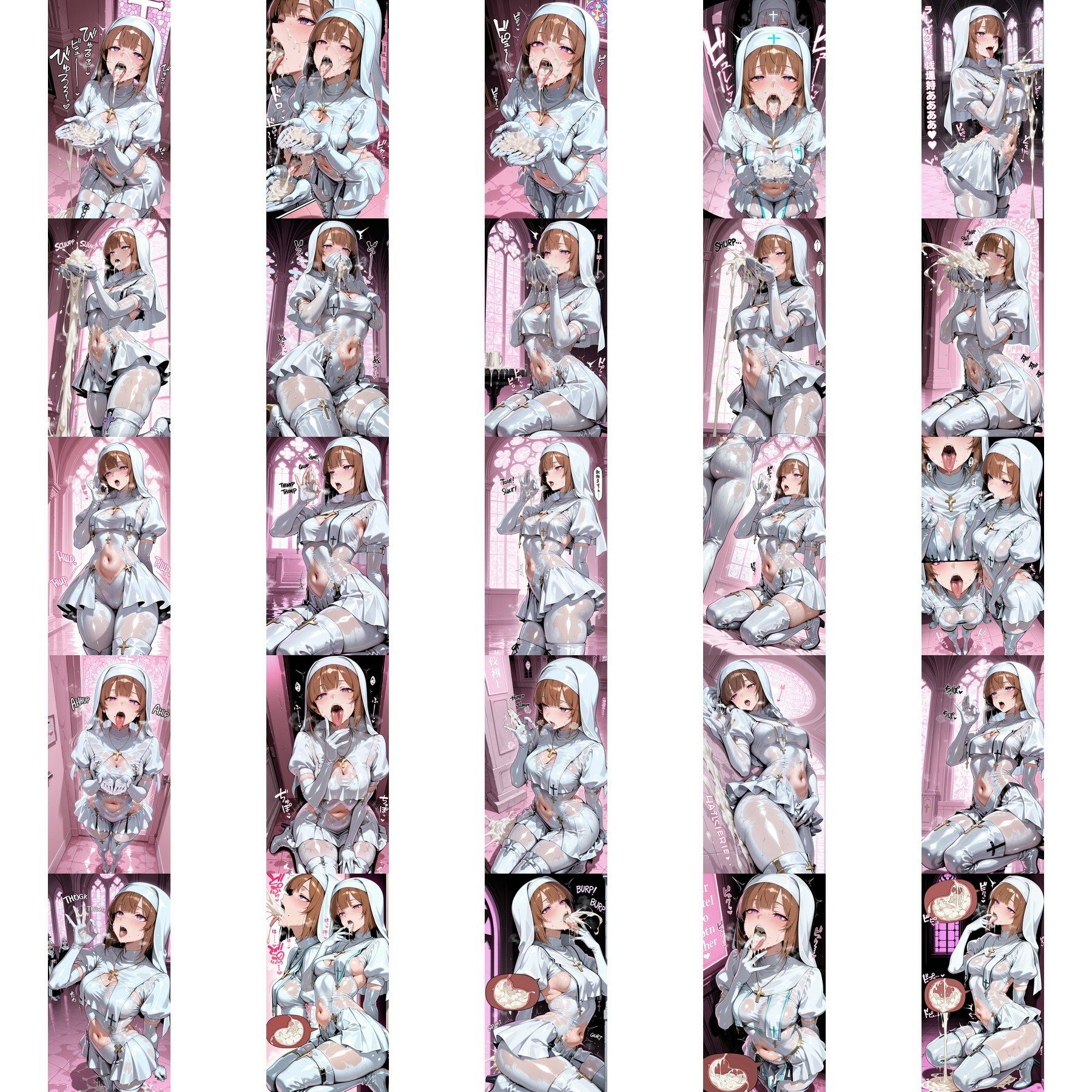 ぬるてかボディシスターベロ出しおねだり＋えっちなジェスチャー 縦型動画 ＆2Kイラスト（本番なし） 動画＋CG集 サンプル画像3