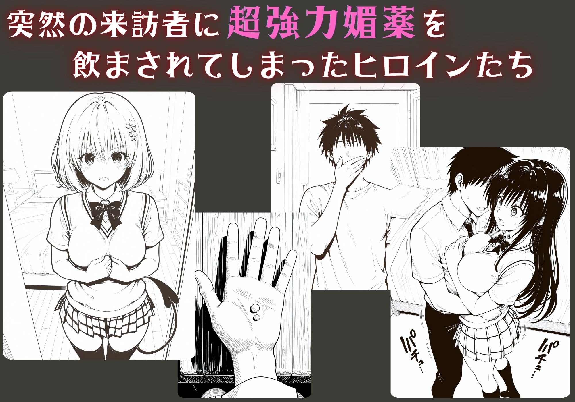 はじめての媚薬でアクメに堕ちたキメセクヒロイン  古手川〇＆モ〇・ベリア・デビルーク サンプル画像1