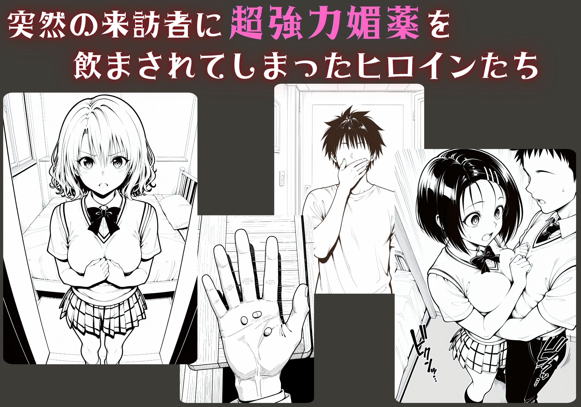 はじめての媚薬でアクメに堕ちたキメセクヒロイン 籾岡〇紗＆西連寺〇菜 サンプル画像1