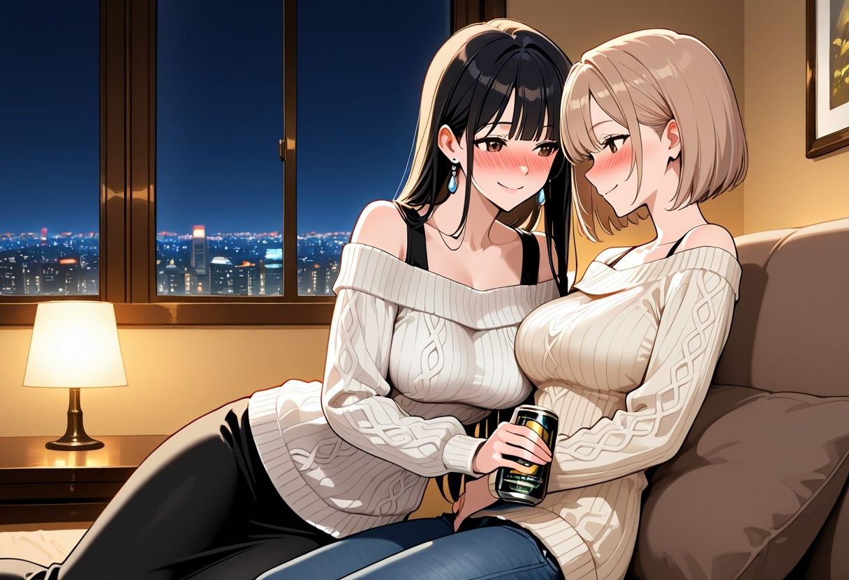 はじめての宅飲み 〜20歳になった夜、親友と一線を越えた〜 サンプル画像1