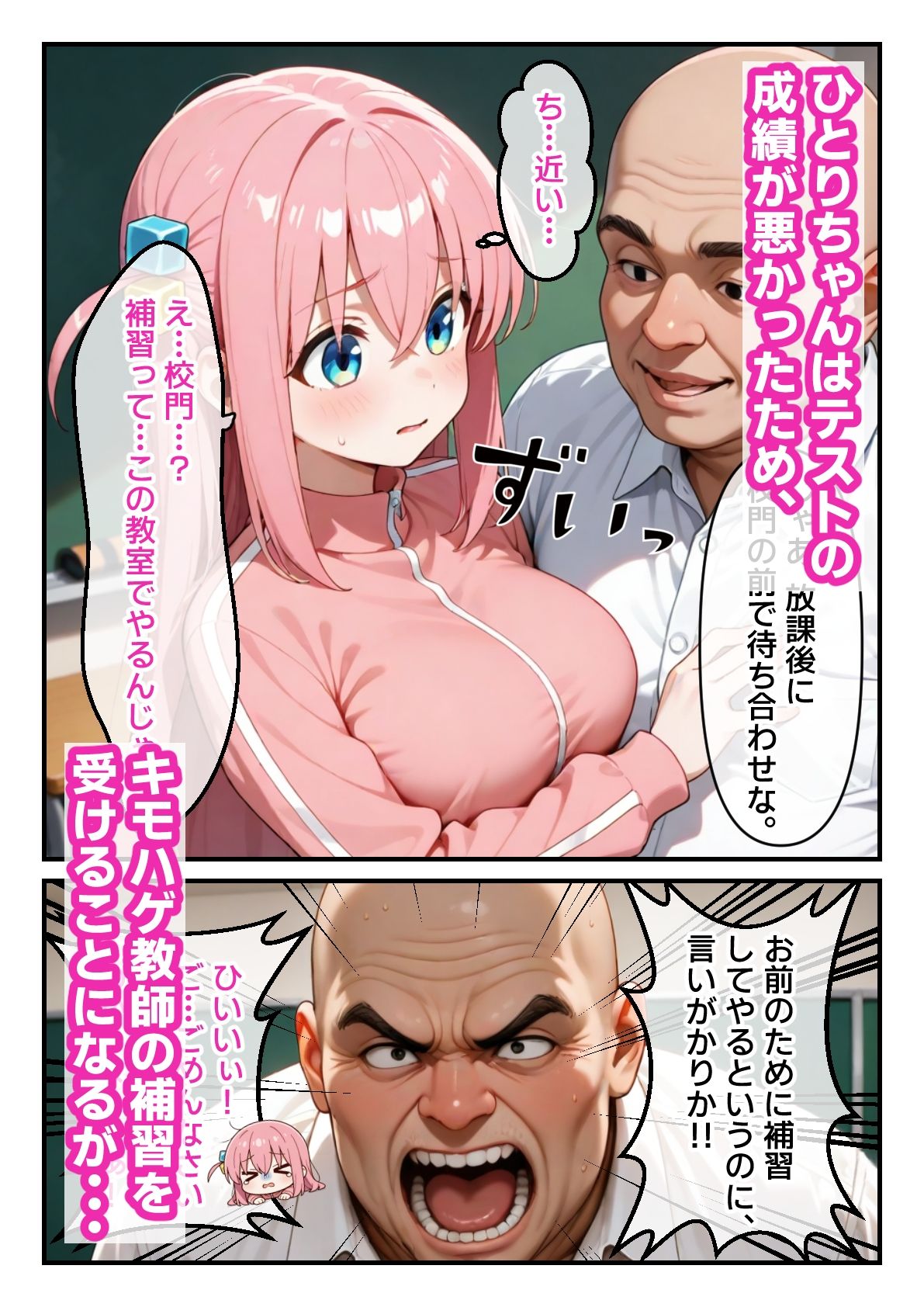 ひとりちゃんはキモハゲ教師の言いなり性奴● サンプル画像1