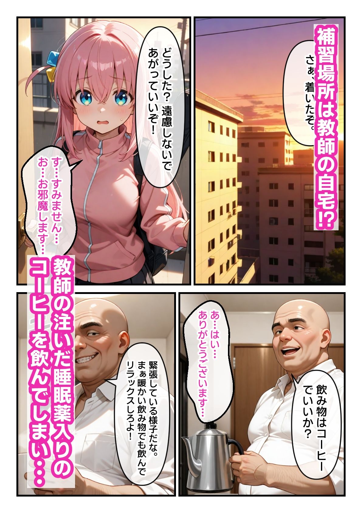ひとりちゃんはキモハゲ教師の言いなり性奴● サンプル画像2