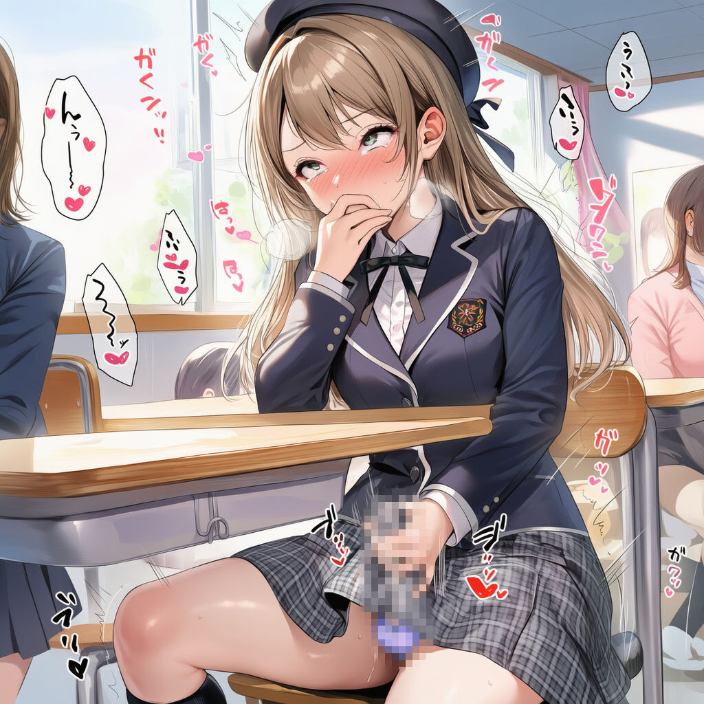 ふたなりお嬢様スカート射精 ver.アヘ顔 サンプル画像3