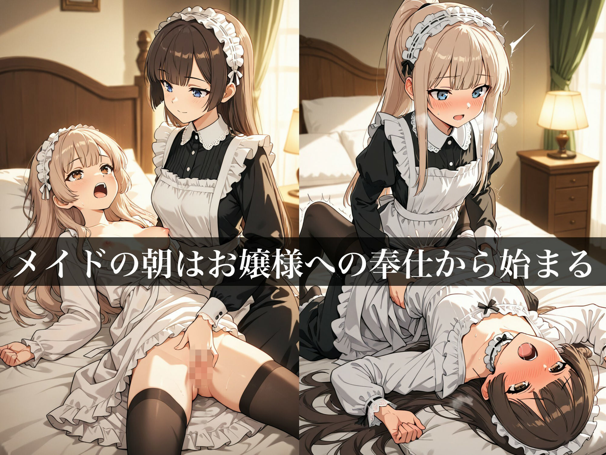 ふたなりサンドイッチ〜メイドのお仕事編〜 サンプル画像2
