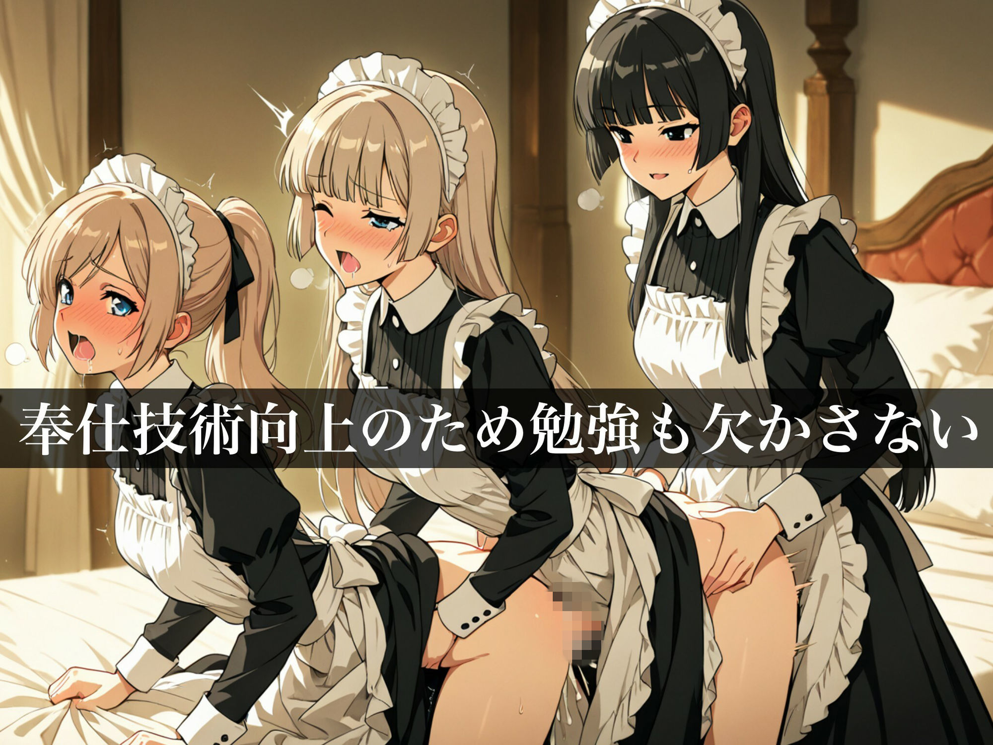 ふたなりサンドイッチ〜メイドのお仕事編〜 サンプル画像5