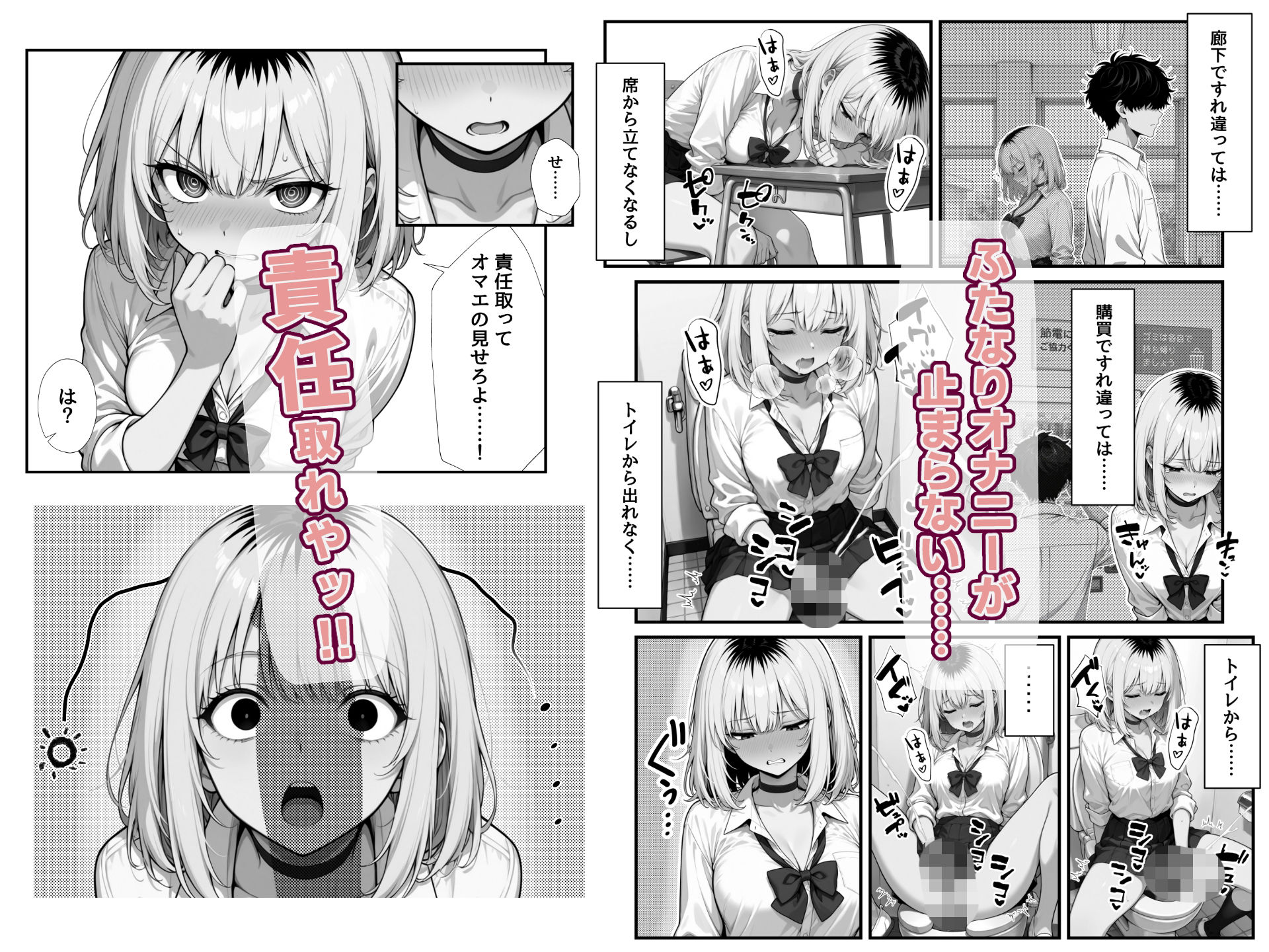 ふたなりヤンキー雑魚ちんぽマゾ先輩 サンプル画像3