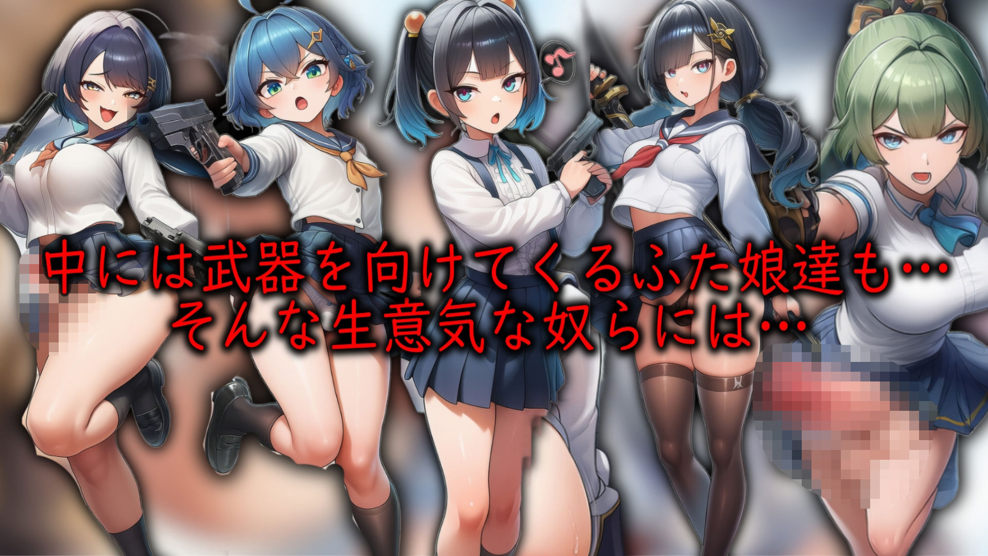 ふた娘-無様射精大百科- サンプル画像7