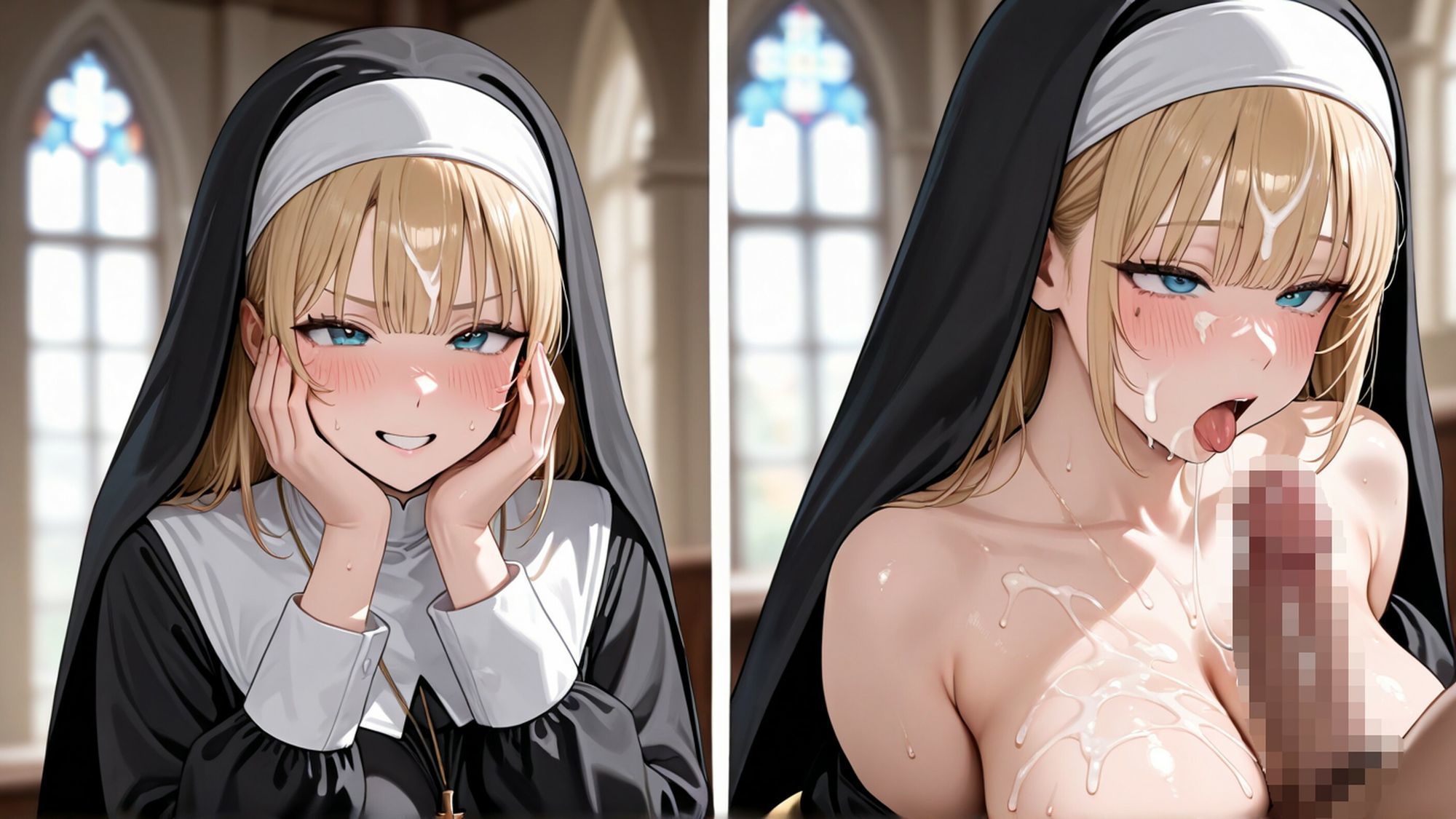ぶっかけ修道女 サンプル画像5