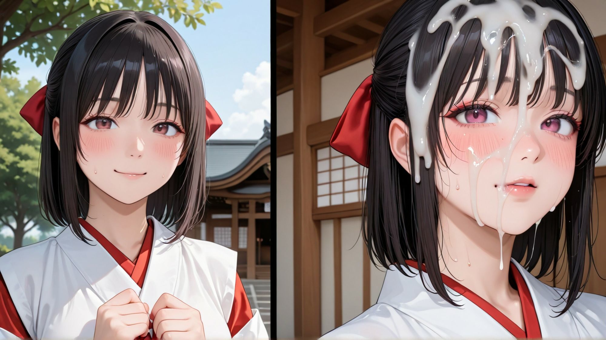 ぶっかけ巫女 サンプル画像5