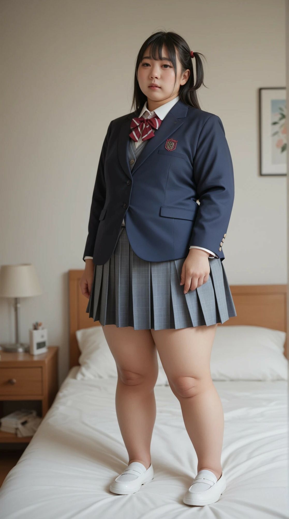 ぽっちゃりJKコスプレイヤー サンプル画像1