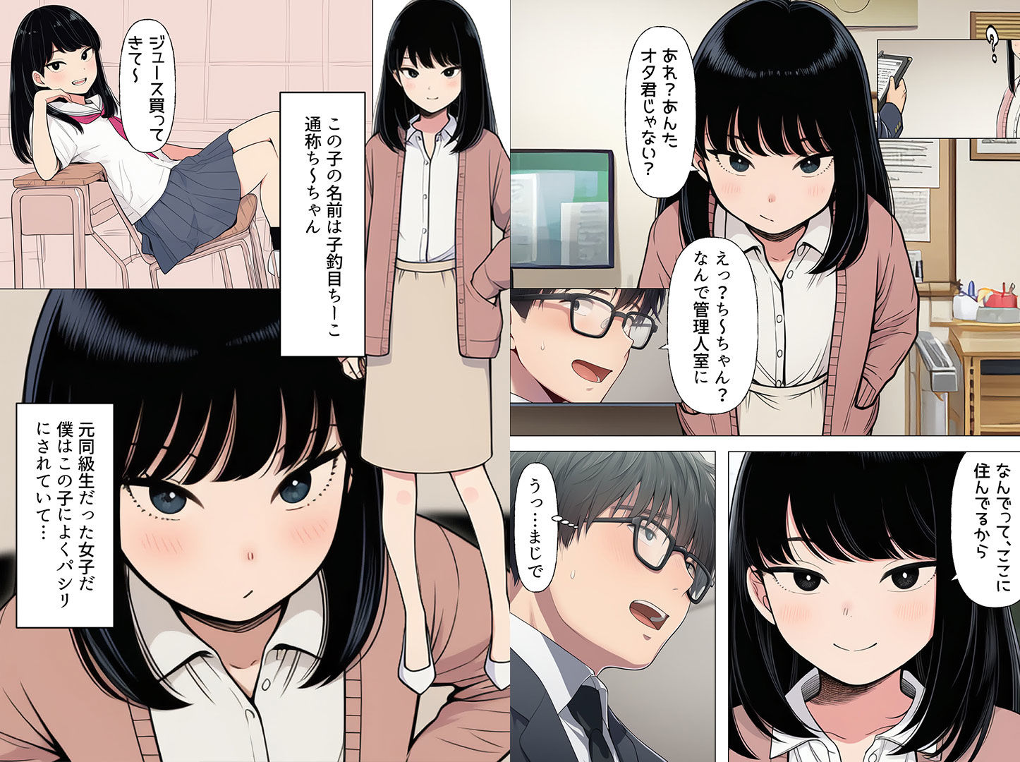 まさか僕が元同級生しか住んでいないマンションの管理人になるとは サンプル画像3