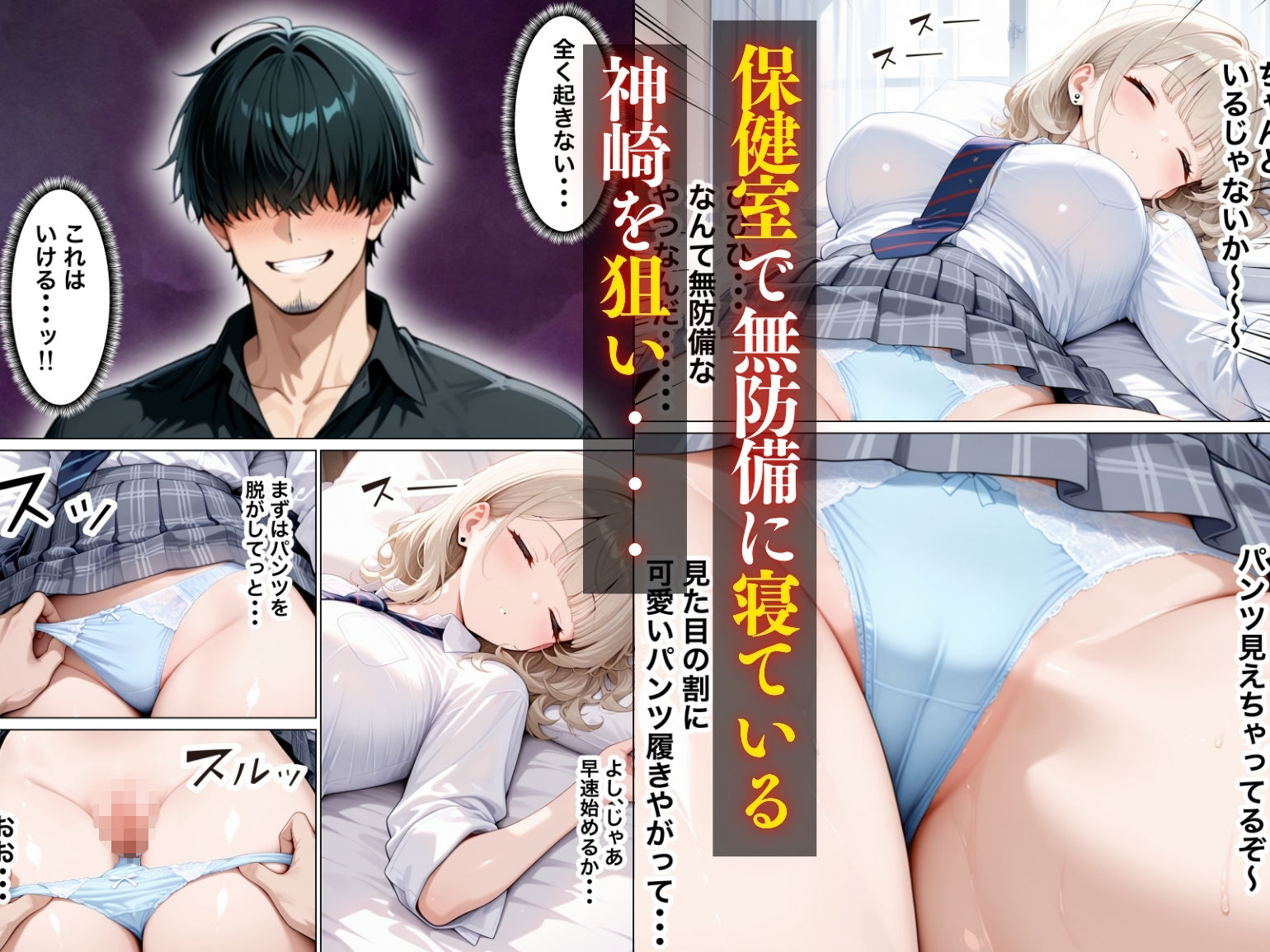 まじめ処女の教え子ギャルがクズ教師に開発される話 サンプル画像3