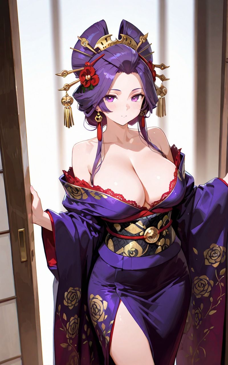 みんなの花魁でなくなった夜 ー紫の花魁は、僕だけに微笑むー サンプル画像1
