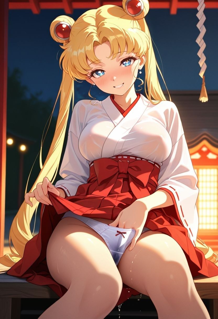 もしも。。。このキャラが巫女だったら〜月野う〇ぎ〜 サンプル画像10