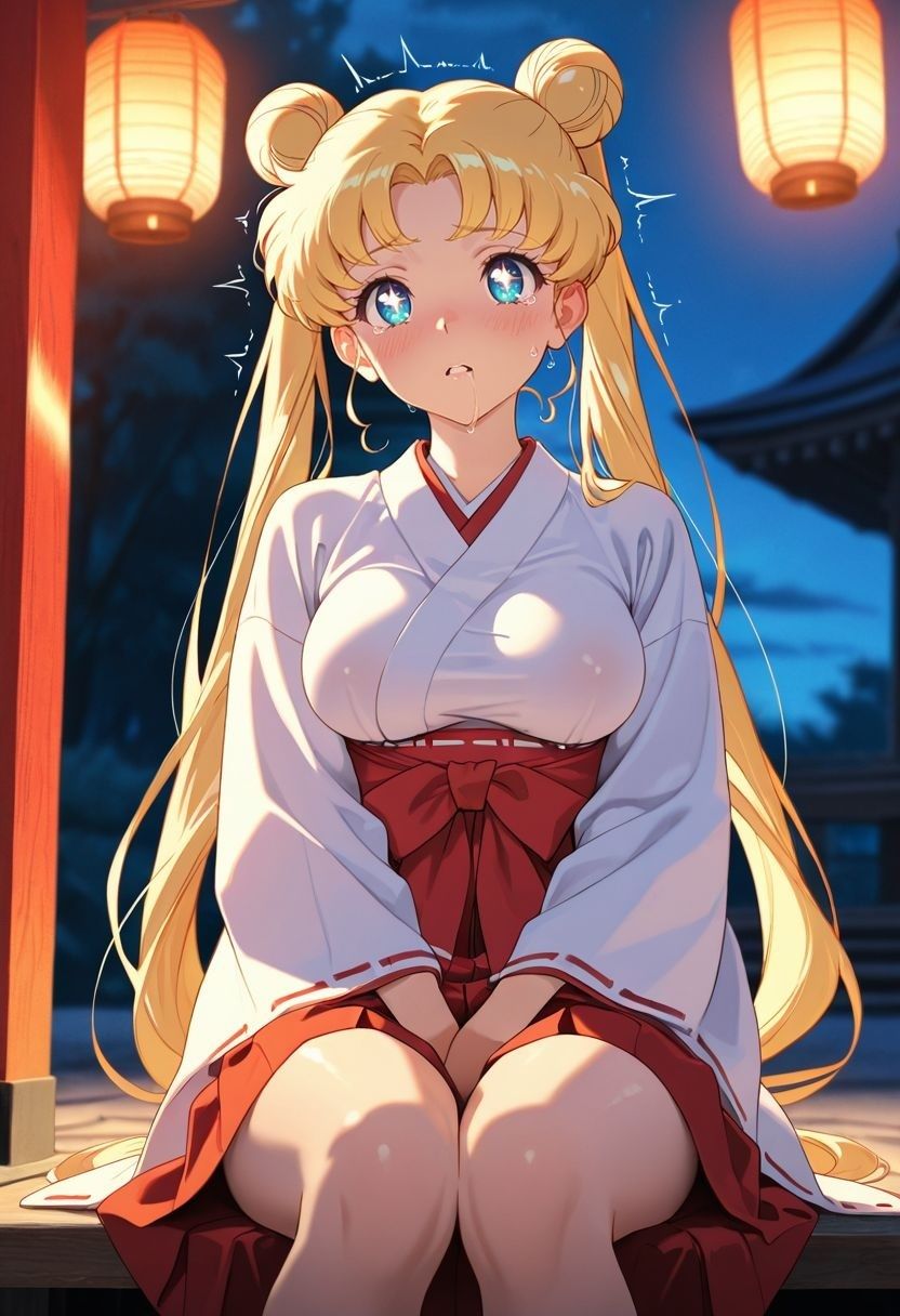 もしも。。。このキャラが巫女だったら〜月野う〇ぎ〜 サンプル画像6