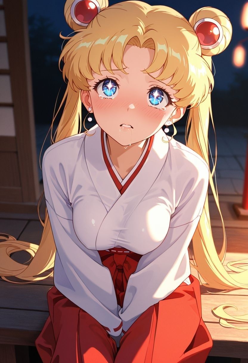 もしも。。。このキャラが巫女だったら〜月野う〇ぎ〜 サンプル画像8