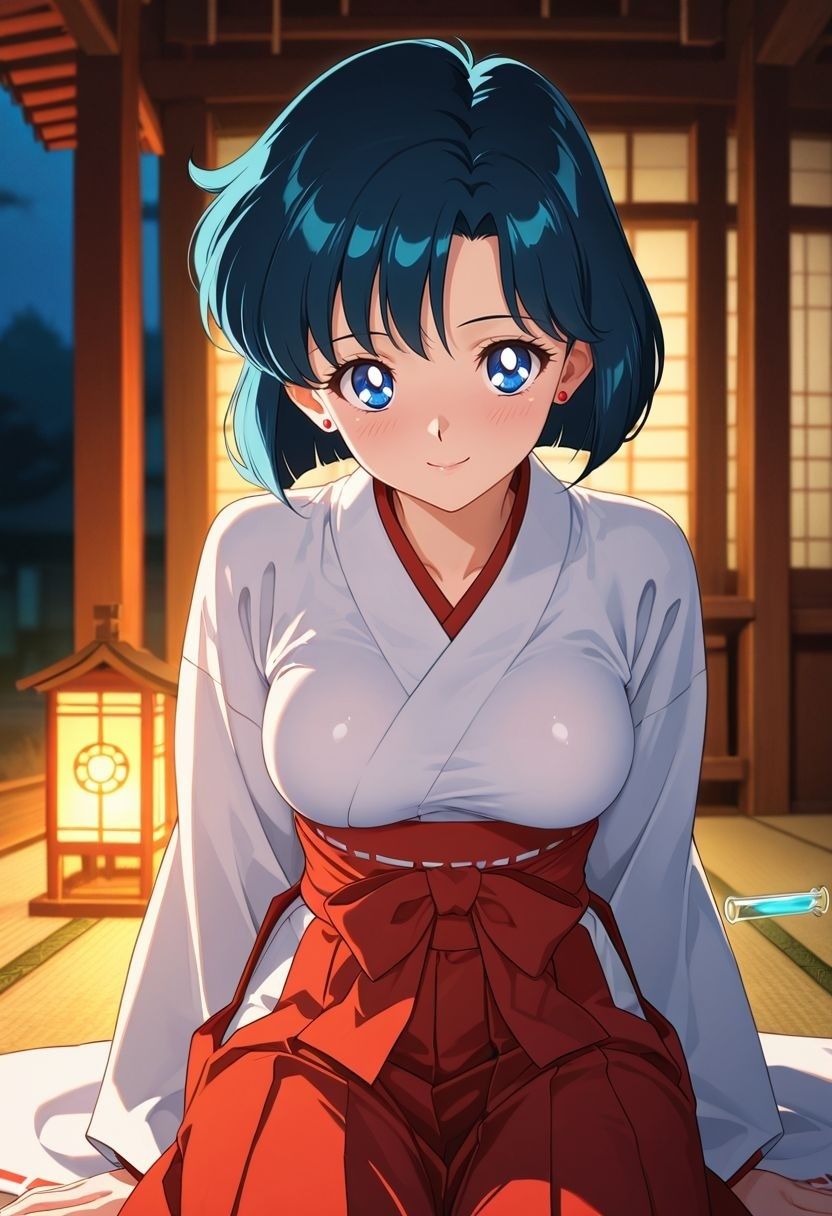 もしも。。。このキャラが巫女だったら〜水野〇美〜 サンプル画像1