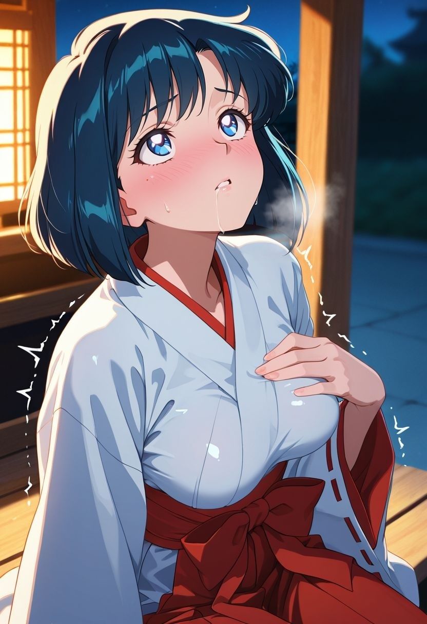 もしも。。。このキャラが巫女だったら〜水野〇美〜 サンプル画像4