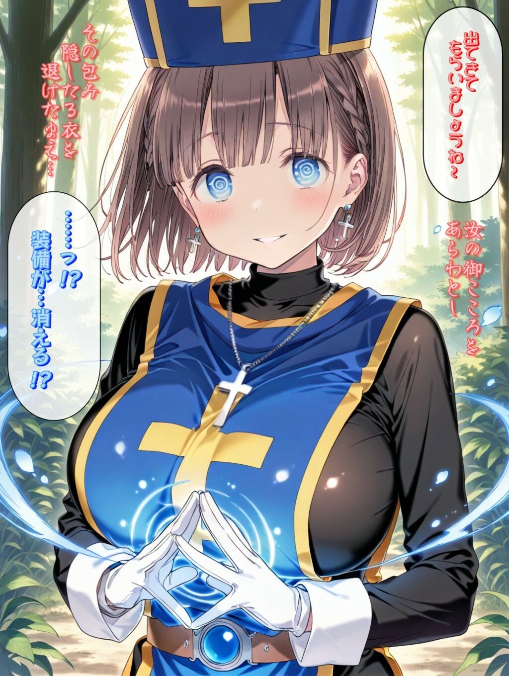 もしもエッチな水着を装備した僧侶があ○ちゃんだったら サンプル画像9