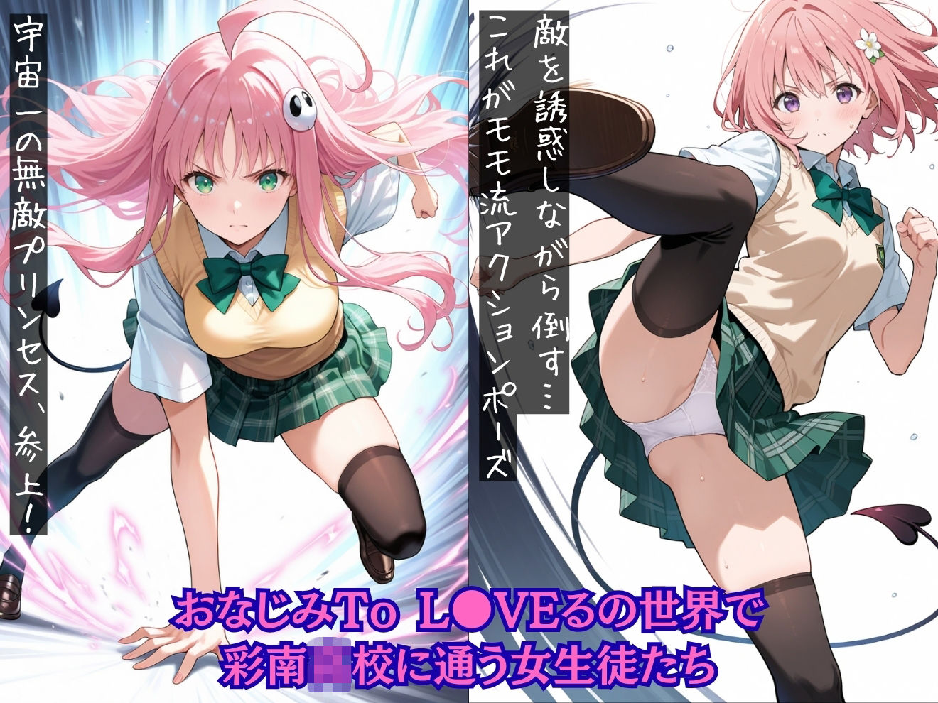 もしもラブコメヒロインの純潔乙女たちを〇〇の力で強●的にメス堕ちさせたら？To L●VEる編 サンプル画像1
