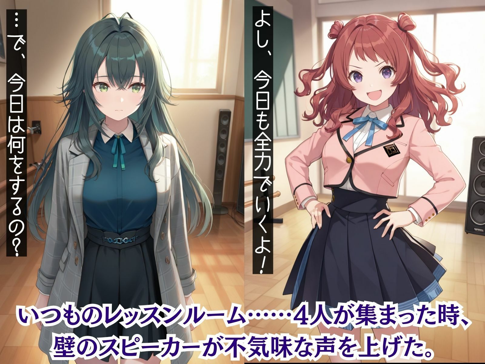 もしも学園の激カワなアイドルの卵を強●的に〇〇の力で着せ替え人形に堕として弄んだら？学マス編 サンプル画像1