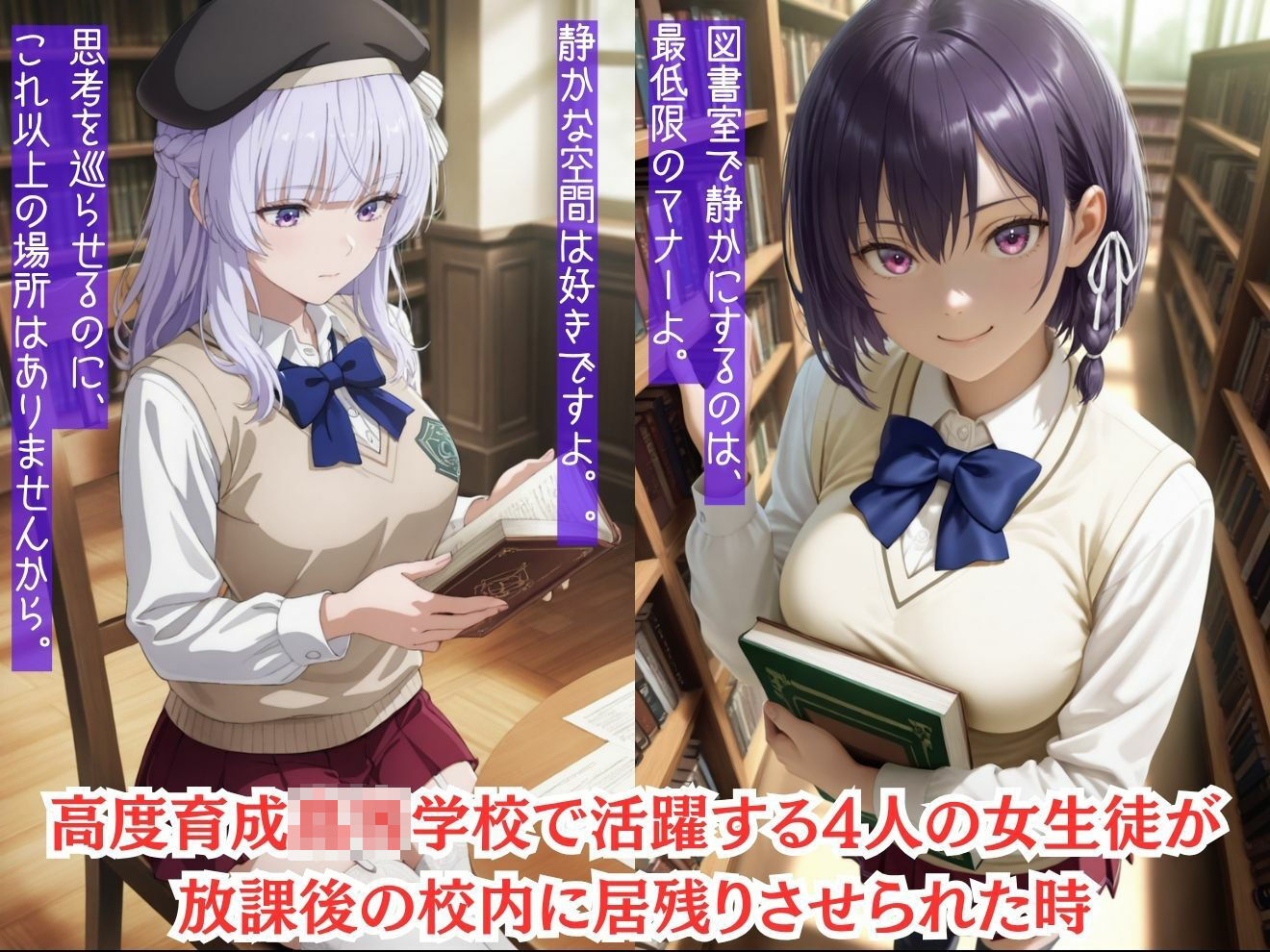 もしも学園の選ばれし女生徒達を強●的に●●の力で着せ替え人形に堕として弄んだら？よう実編 2 サンプル画像1